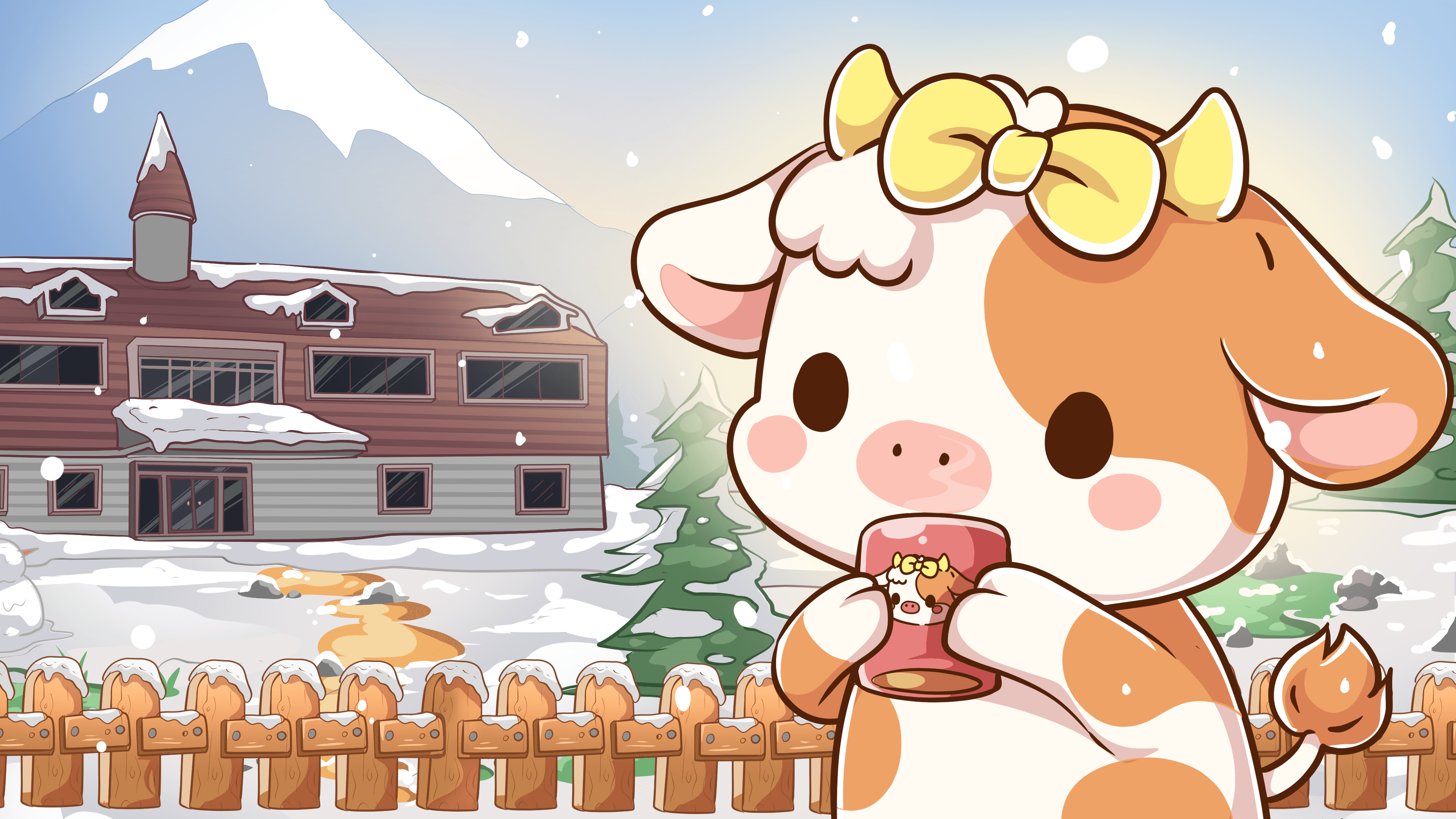 Moonmaru — kawaii cow character