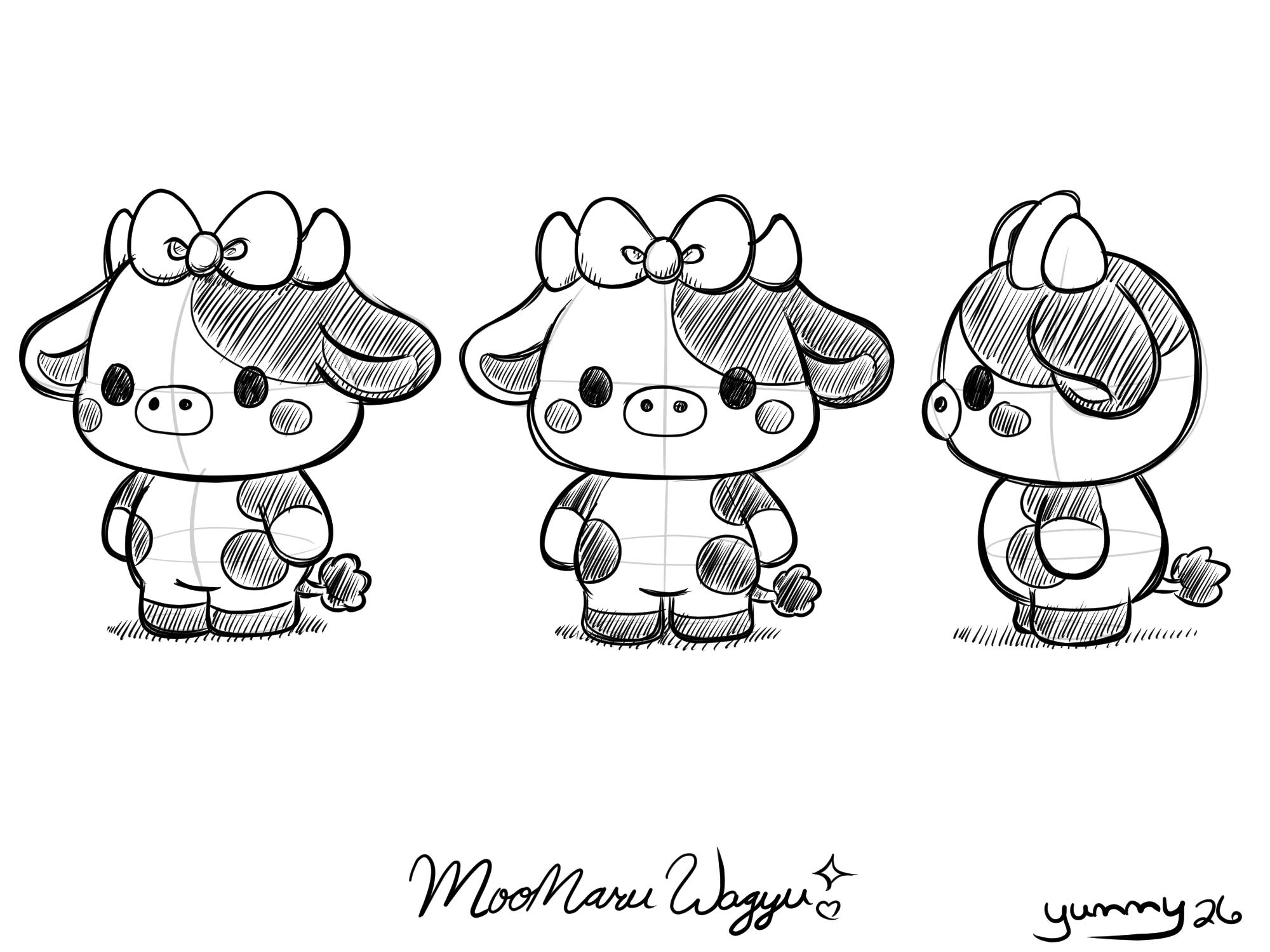 Early Moomaru concept sketch